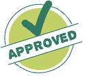 Approved logo