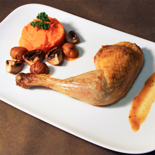 Guinea fowl leg